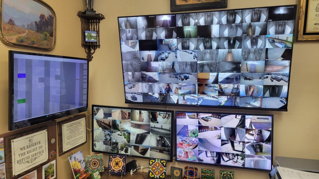 Guardian Storage has complete video surveillance and recording from the street to your storage unit. Over 100 HD security cameras.