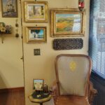 View our collection of California plein-air style paintings, antique locks, artisan vases and Spanish tiles!